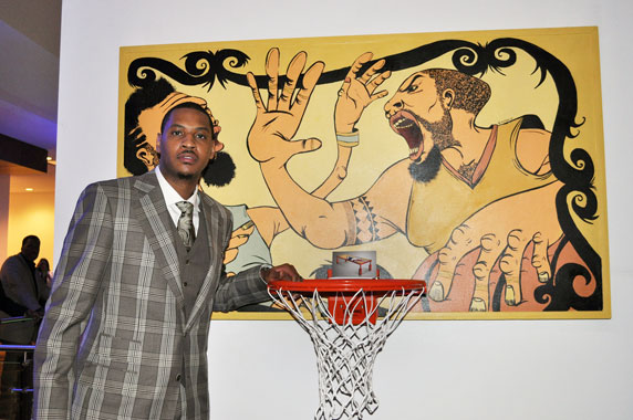 Hey gang! Here's a shot of Carmelo Anthony of the New York Knicks, 
